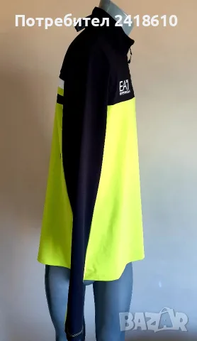 Emporio Armani EA7 Stretch 3/4 Zip Mens Size XL / 2XL НОВО!  ОРИГИНАЛ! Мъжка Спортна Блуза!, снимка 11 - Спортни дрехи, екипи - 55316037