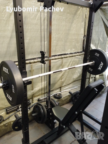 Силова клетка за клек, лег и др. POWER RACK 900, снимка 4 - Фитнес уреди - 54189047