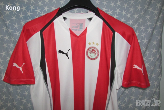 винтидж фланелка Olympiakos RIVALDO футболна тениска Олимпиакос Olympiacos Puma Атлетико Мадрид , снимка 10 - Футбол - 54792235