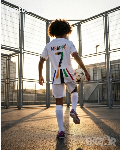 MBAPPE 7 💙⚽️ детско юношески футболни екипи PSG 💚⚽️ РЕТРО екипи 