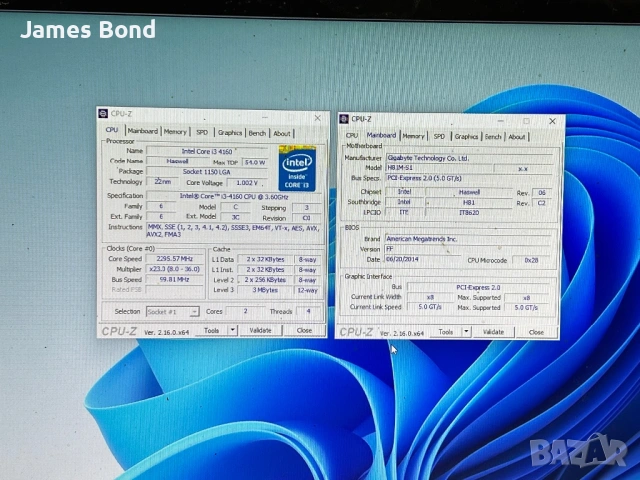 Дъно H81 + i3 4160, снимка 7 - Дънни платки - 54181489