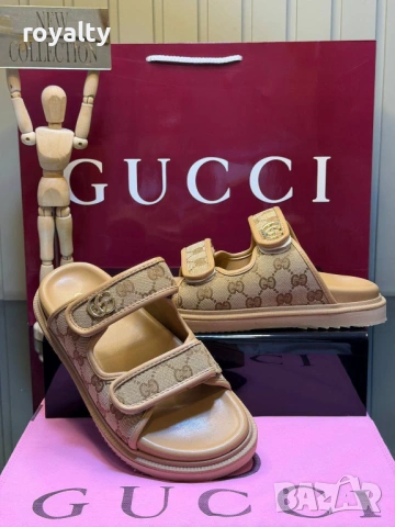 Gucci Нови Дамски Чехли Гучи Различни Цветове , снимка 6 - Чехли - 54620713