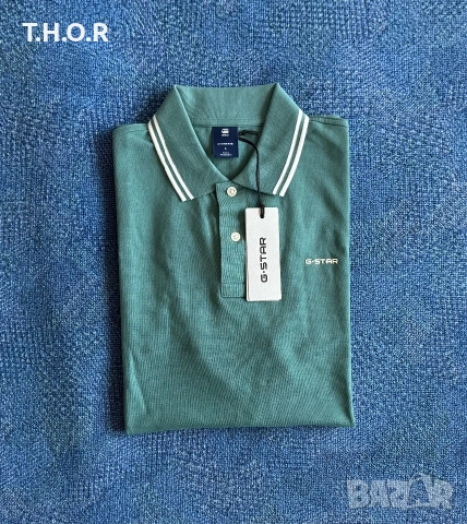 G-Star RAW Polo Shirt ОРИГИНАЛНИ мъжки поло тениски - M/L, снимка 2 - Тениски - 54982193