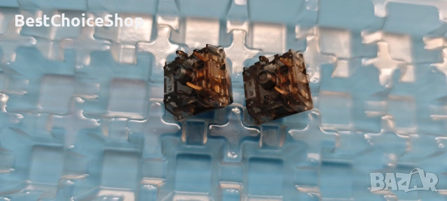 36 броя switches Gateron Silent Black Ink v2 превключватели 5-пинови RGB линейни със стабилизатори, снимка 6 - Други - 54258640