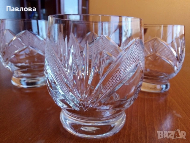 Кристални чаши серия Рамона , снимка 2 - Чаши - 55071689