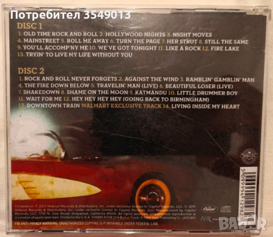 CD / ЦД компакт диск - Bob Seger - 2011 - Ultimate Hits [2 CD], снимка 8 - CD дискове - 54116574