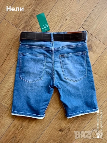 Нови Детски къси дънки и тениска H&M ръст 158, снимка 10 - Детски къси панталони - 54905118