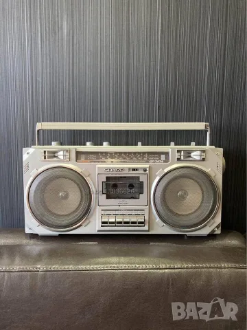 SHARP GF-7474Z VINTAGE RETRO BOOMBOX радио касетофон, снимка 3 - Радиокасетофони, транзистори - 55499370