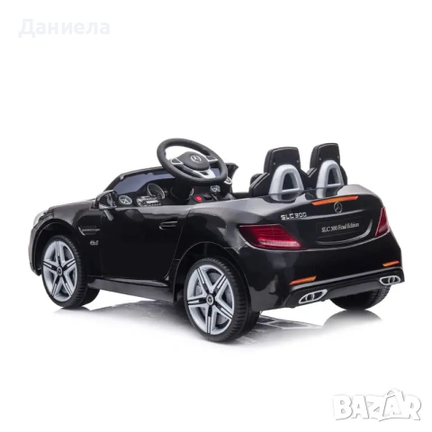 Ел. кола Mercedes Benz SLC300 черна, снимка 3 - Детски велосипеди, триколки и коли - 55265076