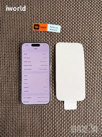 1TB❗️НОВ⚠️ iPhone 17 PRO⚠️ Лизинг от 51€/мес⚠️ SILVER ✖️ 1000GB ✖️ГАРАНЦИЯ❗️ USA🇺🇸 , снимка 4 - Apple iPhone - 55011708