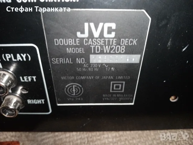 Двукасетачен дек JVC, снимка 7 - Декове - 55598688