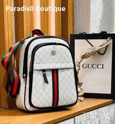 Дамска раница Gucci, снимка 2 - Раници - 55223503
