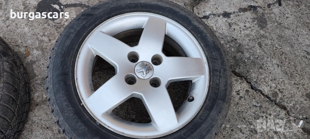 Алуминиеви джанти 15 Peugeot 207 6Jx15 , снимка 5 - Гуми и джанти - 55188029