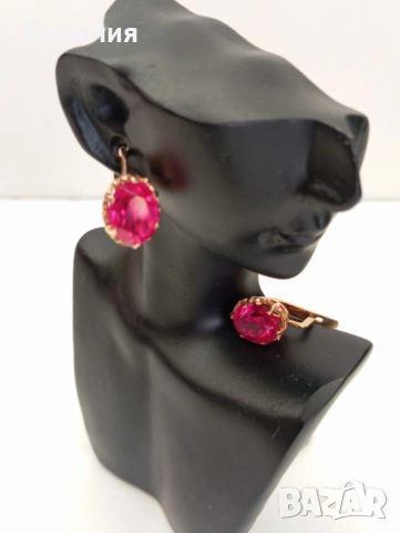 Руско злато , снимка 3 - Обеци - 54193633