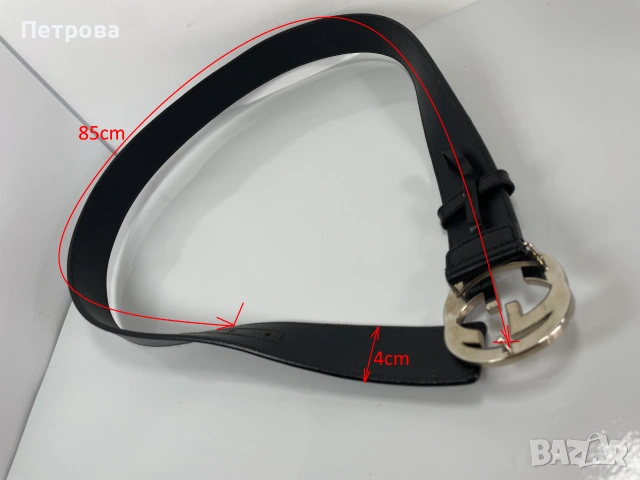 колан Gucci 85cm Оригинал, снимка 12 - Колани - 55113965