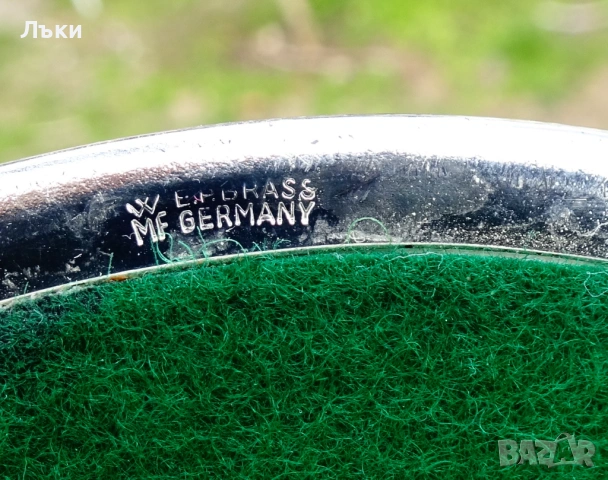 Посребрен свещник WMF,630 гр.,Art Nouveau. , снимка 10 - Антикварни и старинни предмети - 53977849