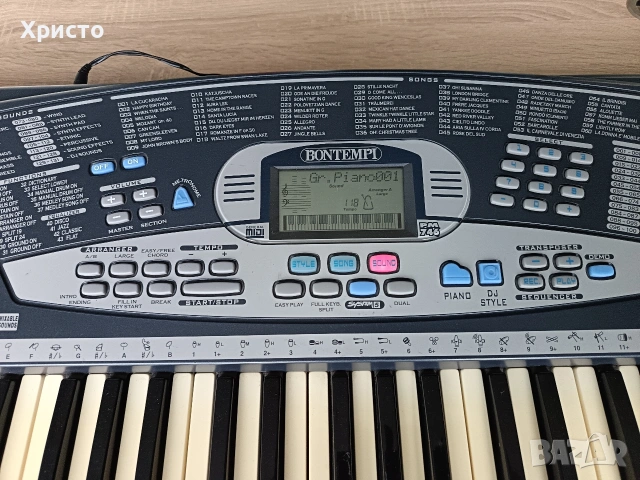 Синтезатор йоника клавир Bontempi PM 746, снимка 2 - Синтезатори - 54769428