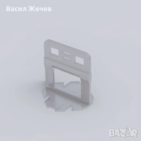 Дистанционер / клипс за система за нивелиране на плочки (1.00, 1.50, 2.00 мм) - 200 бр.