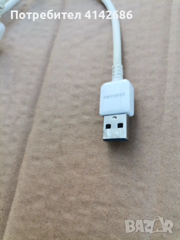 Оригинален кабел за Samsung Galaxy Note 3 (150 см.) - бял, снимка 2 - Кабели и адаптери - 54339321