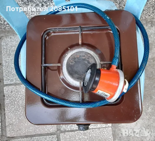Газов котлон с маркуч и вентил, снимка 2 - Котлони - 55324170