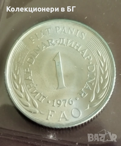 1 и 10 ДИНАРА 1976 /Ф.А.О./ - ЮГОСЛАВИЯ /виж описанието/ , снимка 4 - Нумизматика и бонистика - 54689364