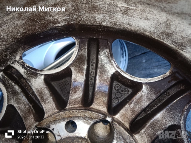 Оригинални джанти за Mercedes 15" 8-дупки, снимка 4 - Гуми и джанти - 54518628