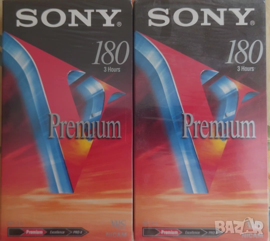 Видео касети VHS Sony Premium 240 min и 180 min, снимка 4 - Плейъри, домашно кино, прожектори - 55155655