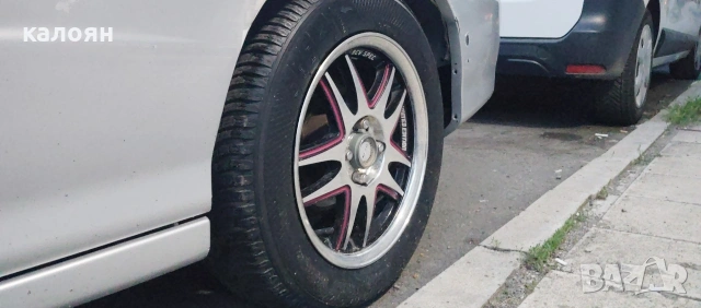 джанти JDM 4х100 Хонда с гуми 15'', снимка 5 - Гуми и джанти - 54669224