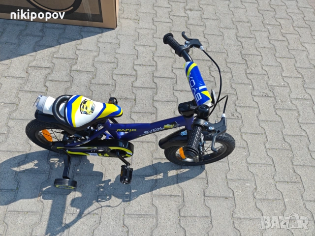 X Детски велосипед 14" RAPID blue, снимка 3 - Велосипеди - 54395035