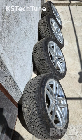 Джанти с Гуми Borbet 17* 5x100 7.5J ET35 215/45 Всесезонни, снимка 6 - Гуми и джанти - 54712342