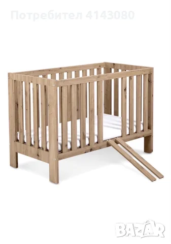 Кошара на колелца 120/60 + матрак, снимка 6 - Бебешки легла и матраци - 55650301
