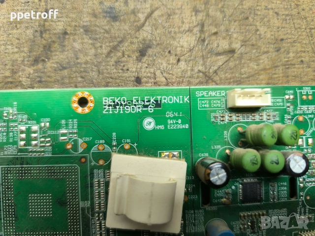 Основна платка Z1J190R-6 за TV BEKO, снимка 2 - Части и Платки - 55221849