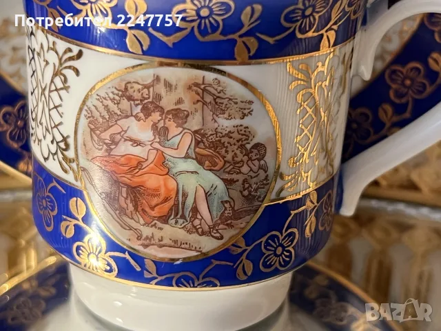 Двоен сет порцелан, снимка 2 - Антикварни и старинни предмети - 55698533