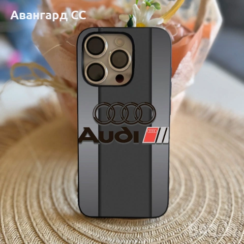 Силиконов Калъф за iPhone с лого Audi, снимка 9 - Калъфи, кейсове - 54611152