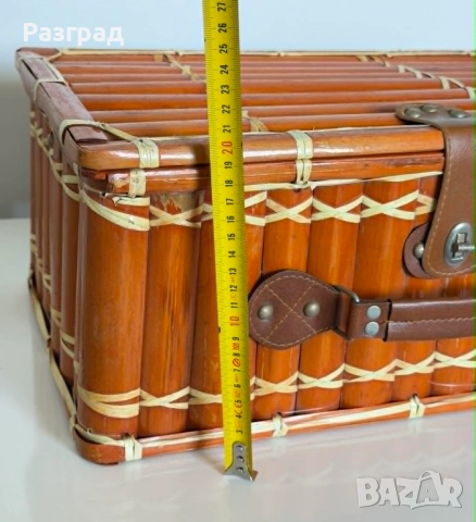 Винтидж пикник кошница, снимка 11 - Къмпинг мебели - 54604199