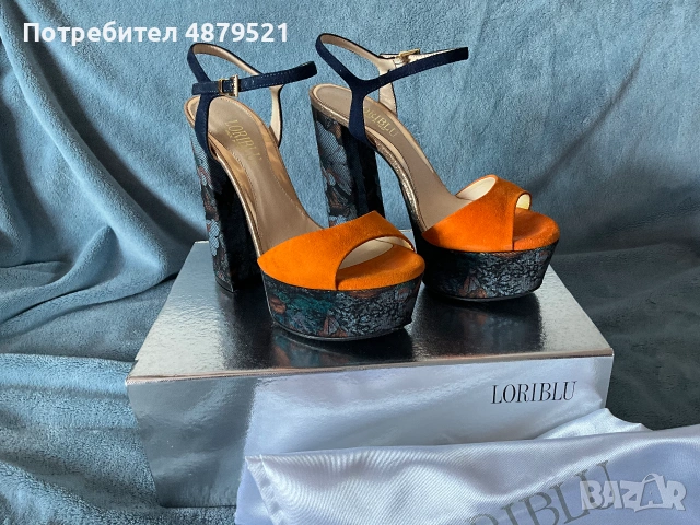 Нови италиански сандали LORIBLU оригинални, снимка 3 - Дамски елегантни обувки - 55206429