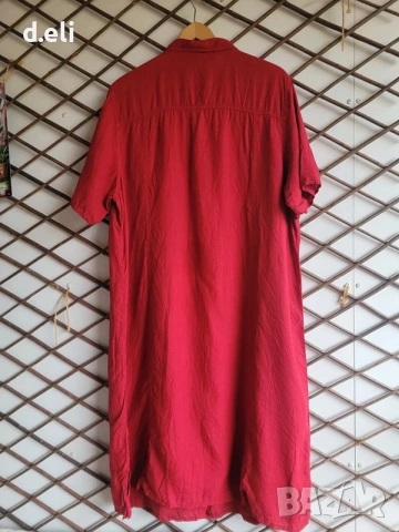 Max Mara (Marina Rinaldi) Size XL 100% Лен, снимка 3 - Рокли - 54546712