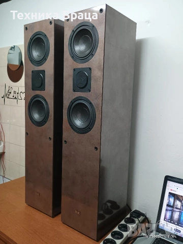 ELAC Edition One II. Много редки колекционерски немски тонколони. Изпращам видео. , снимка 3 - Тонколони - 54599005