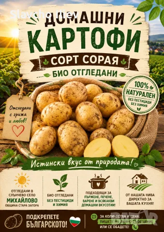 Продавам картофи сорт Сорая 