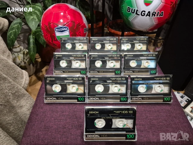 Рядко срещани качествени аудио касети DENON HD8/100 - TYPE II - хромна лента - като нови + подарък, снимка 2 - Аудио касети - 54801515