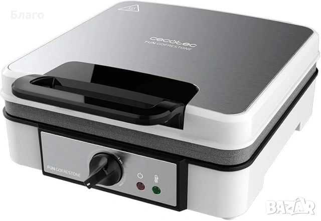 Cecotec електрически гофретник Fun Gofrestone 4 Inox - нов с гаранция