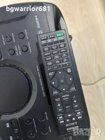 Sony MHC-V21D 2 × 30 W RMS (60 W RM, снимка 3 - Аудиосистеми - 55645609