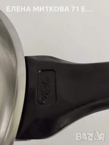 Fissler Западна Германия - много масивни тенджера и тиган от неръждаема стомана с еднакъв декор, снимка 15 - Съдове за готвене - 55436940