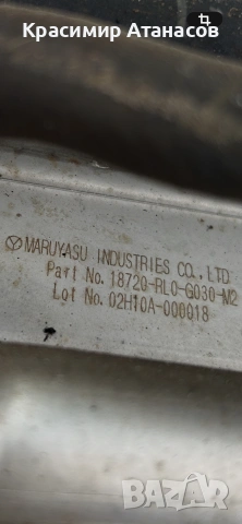 18720-RL0-G030-M2. EGR охладител за Хонда акорд VIII. дизел 2.2 I-DTEC. 150кс. 2011г, снимка 11 - Части - 55181945