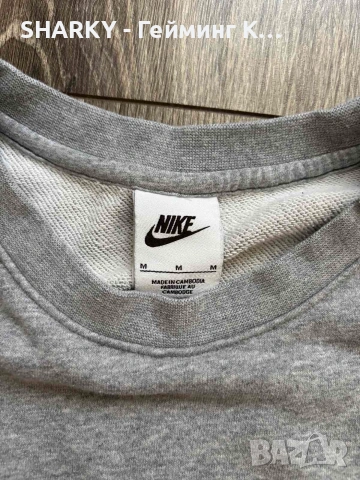 Сива Блуза Nike, снимка 4 - Суичъри - 55068890