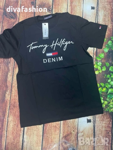 ✅💫Мъжки тениски 🛑XXL Tommy Hilfiger бродирано лого 