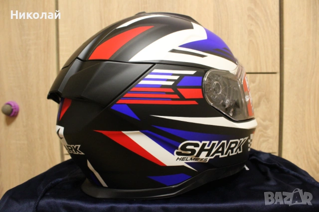 Каска Shark D-Skwal 3 FirstLap, снимка 6 - Аксесоари и консумативи - 52771674