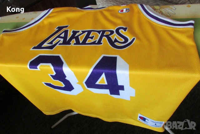 Nike Jordan #23 NBA винтидж потник Chicago Bulls  НБА Джордан Шакил О'Нийл LA Lakers , снимка 11 - Баскетбол - 55079394