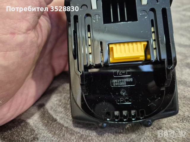 Комплект Макита оригинална батерия Makita 6Ah BL1860B и оригинално бързо зарядно Makita DC18RC LXT, снимка 6 - Други инструменти - 54568503