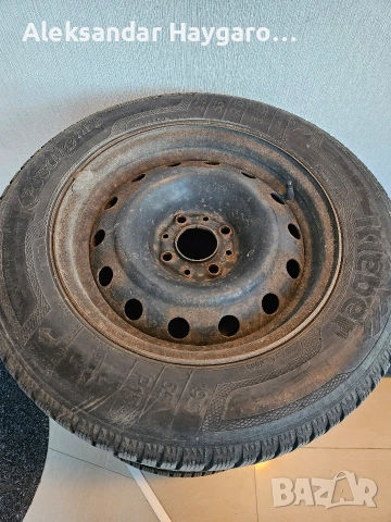 Продавам 4 бр железни джанти 15' с тасове и болтове